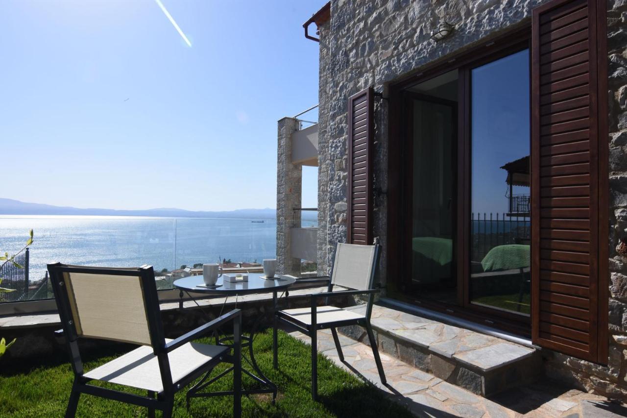 Villa Dafni - Infinite Sea Vistas With Private Pool Kalamata Exterior foto